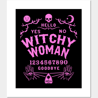 Witchy Woman Wiccan Ouija Board Posters and Art